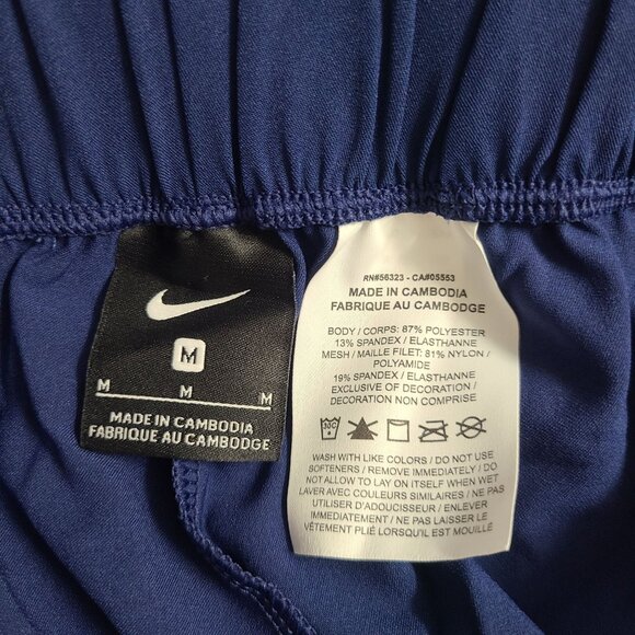 NEW Nike Pro Elite Team Podium Track & Field Pants AO8872-492 Size M Blue - Picture 3 of 4